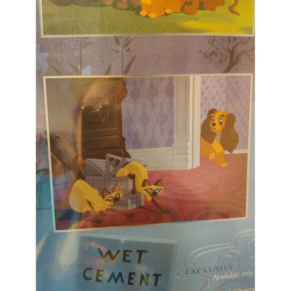 New Walt Disney Lady & The Tramp 4 Lithograph Portfolio Dog Store Exclusive READ - Picture 4 of 10